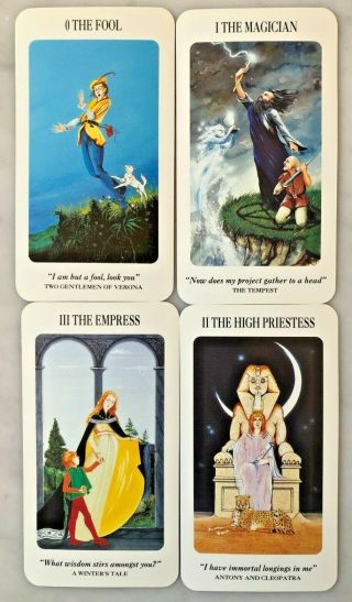 Rare Shakesperian Tarot By Dolores Ashcroft - Nowicki,  With Book