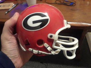 Rare Vintage Georgia Bulldogs Riddell Football Mini Helmet 3 7/8 Ncaa