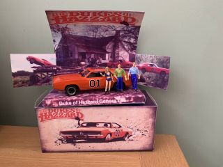 Dukes Of Hazzard Dodge Charger General Lee Code 3 1/43 Scale With Figures Rare