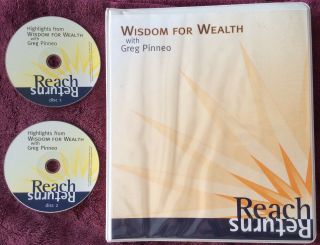 Wisdom For Wealth Real Estate Investing Set Greg Pinneo Audio Cd’s & Binder Rare