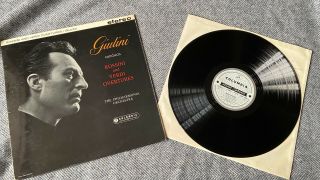 Rare Sax 2377 Rossini & Verdi Overtures Giulini Uk Columbia B/s Stereo Lp Nm/ex,