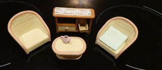 Sylvanian Families Conservatory Living Room Furniture Set Calico Critters Chairs