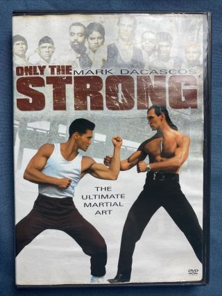 Only The Strong Dvd,  2003 Mark Dacascos Karate Martial Arts Rare Oop B2g1free