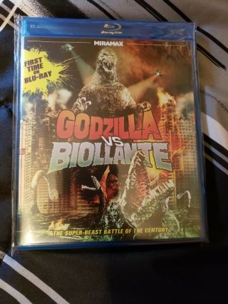 Godzilla Vs.  Biollante (blu - Ray Disc,  2012) Oop Rare