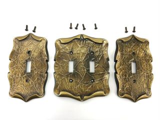 Vintage Amerock Carriage House Switch Plate Covers One Double Two Single Toggle