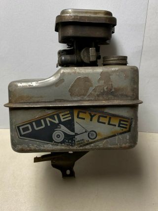 Rare Vintage Dune Cycle Gas Tank Carburetor Air Cleaner Motorcycle Go Cart Parts