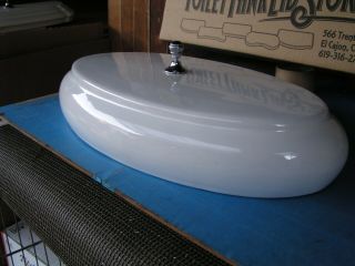 Kohler 1000832 Toilet Tank Lid Revival WHITE (Lever) Very Rare 17F 3