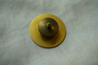 Antique Morgans 10k.  Gold Filled Enameled LINCOLN PARK CLUB Pin Back Rare 3