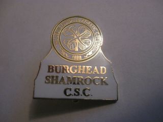 Rare Old Glasgow Celtic Football Supporters Club (1) Enamel Brooch Pin Badge