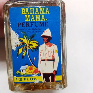 Vintage Bahama Mama Mini Perfume by LOUIS D ' OR 1/2 fl oz Created in the Bahamas 2
