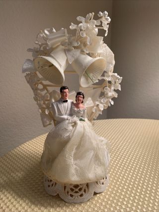 Vintage Wedding Cake Topper 1950’s