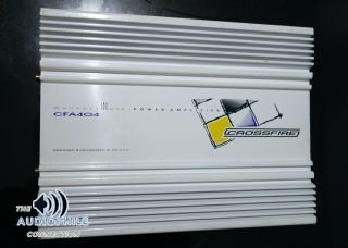 Crossfire Cfa404 4 Channel Amplifier Rare Old School Sound Quality