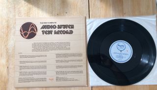 AUDIO SYSTEM TEST RECORD LP rare NAUTILUS ORIG 1977 NM VINYL LOOKS UNPLAYED 2