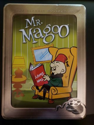 Mr Magoo Very Rare Dvd 3 - Disc Set With Collectable Tin Case Buy 2 Get 1
