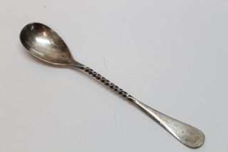 Vintage Murray Silver Co Silverplate Flatware Twisted Handle Spoon