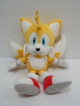 Rare Tails Sonic The Hedgehog Sanei 2012 Sega Plush 9 " Stuffed Toy Doll Japan