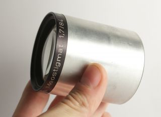 Very Rare Meopta Meostigmat F/1,  7 84mm Projection Lens Bokeh Ф62,  5 Sn.  3157
