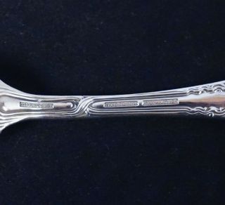 Rare Antique 1890 Tiffany & Co Broom Corn Pattern Sterling Silver Sardine Fork 3