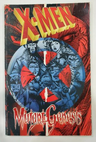 X - Men - Mutant Genesis - Claremont,  Jim Lee - Rare - Graphic Novel Tpb - Marvel