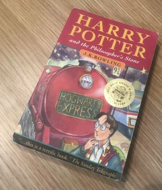Harry Potter Philosopher’s Stone 1997 First Edition Ultra Rare 2 Wands Error Pb
