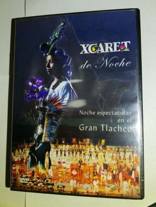 Xcaret De Noche (dvd,  2003),  Noche Espectacular En El Gran Tlacho,  Español,  Rare