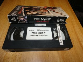 Prom Night IV 4 : Deliver Us From Evil (VHS,  1991) Rare Cult Horror 3