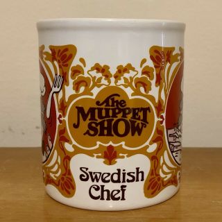 Rare Vintage The SWEDISH CHEF MUPPET MUG Kiln Craft 1979 Made in England 3