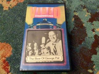 The Best Of George Pal Vhs Video Dimensions Puppetoon Animation Rare Vg 70 Min.