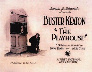 Rare 16mm Comedy Short: The Playhouse (silent) Buster Keaton / One Of His Best