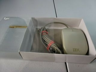 Vintage Ibm Two Button Mouse 13h6690 Rare Perfectly