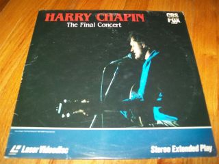 Harry Chapin - The Final Concert Laserdisc Ld Rare Music