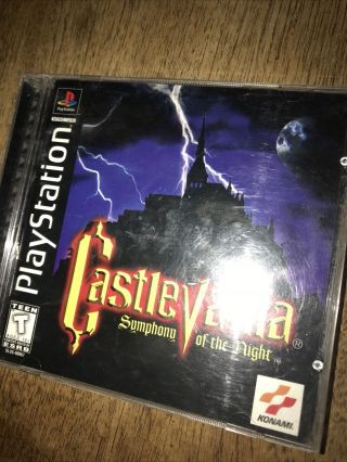 Castlevania: Symphony Of The Night Playstation Ps1 Black Label Cib