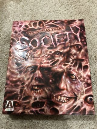 Society (blu - Ray) Oop Rare Arrow Video Box Set Limited Edition Rare