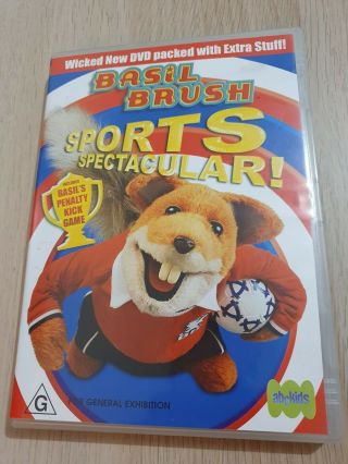 Basil Brush Sports Spectacular Dvd Region 4 Pal Rare Abc For Kids
