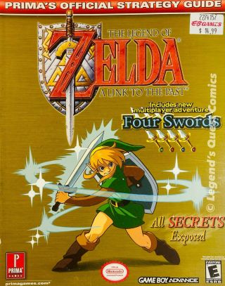 Zelda: A Link To The Past Gba Prima Games Strategy Guide Nintendo Rare Vintage