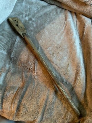 Very Unique Antique Wooden Paddle 18 Inches Long