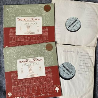 Rare Sax 2399 - 400 Pagliacci & Verdi Choruses Uk Columbia B/s Stereo 2lp Nm/ex