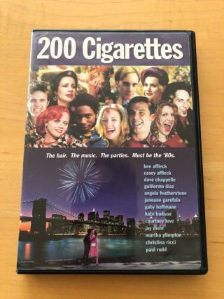 200 Cigarettes (dvd,  1999,  Very Rare) Cult Classic Oop — Vg - Buy It Now
