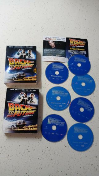 Back To The Future 25th Anniversary Trilogy Dvd (7 Discs) Oop.  Rare.