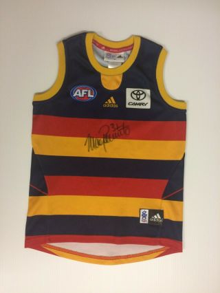 Adelaide Crows Afl Rare Signed Jersey Mark Rucciuto Brownlow Medallist