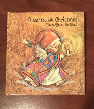 Vintage American Greetings Bless You At Christmas Cause You’re So Book 1971