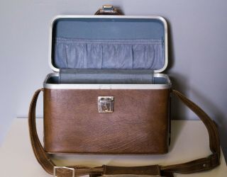 Antique Brown Leather Camera Case Bag 3