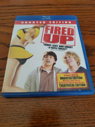 Fired Up (blu - Ray Disc,  2009,  2 - Disc Set,  Rated/unrated) Rare Oop