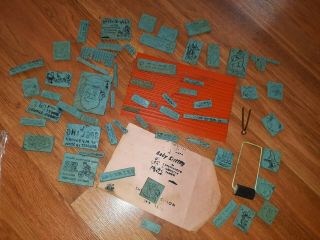 1964 The Big Press Printing Set By Ideal Parts Rare Old Toy Vintage