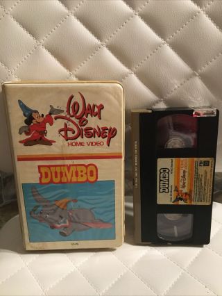 1981 Vintage Walt Disney Home Video Dumbo Vhs Very Rare