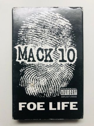 Mack 10/foe Life Cassette Tape 1995 Ice Cube Westside Connection Wc Rare Vintage