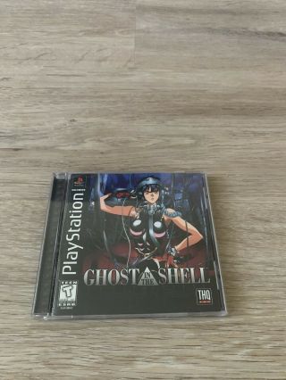 Ghost In The Shell (sony Playstation 1,  1997) Rare Mirror Disc $1