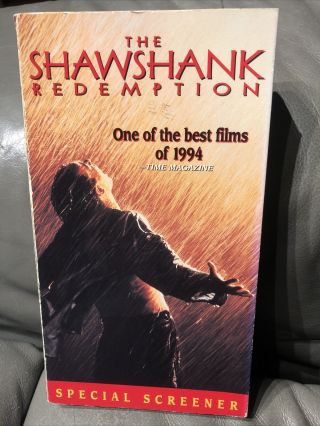 The Shawshank Redemption Promo Screener Vhs Rare
