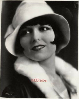 Louise Brooks Old Restrike Photo Late 1920s Rare Smiling Close - Up Portrait