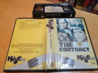 The Contract (1971) Rare Australian K&c Video 1st/only Issue Giallo Crime Drama